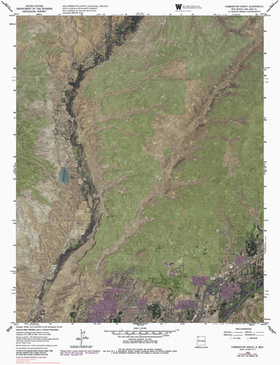 NM-FARMINGTON NORTH: GeoChange 1958-2014 Preview 1