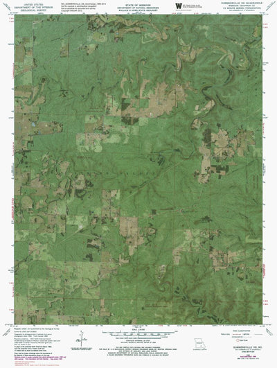 MO-SUMMERSVILLE NE: GeoChange 1966-2014 Preview 1
