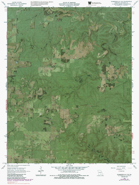 MO-SUMMERSVILLE NE: GeoChange 1966-2014 Preview 1