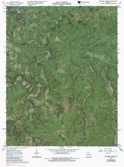 MO-MARAMEC SPRING: GeoChange 1962-2014 Preview 1