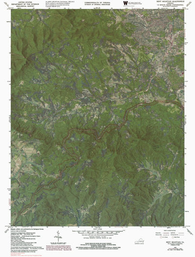 VA-BENT MOUNTAIN: GeoChange 1962-2012 Preview 1