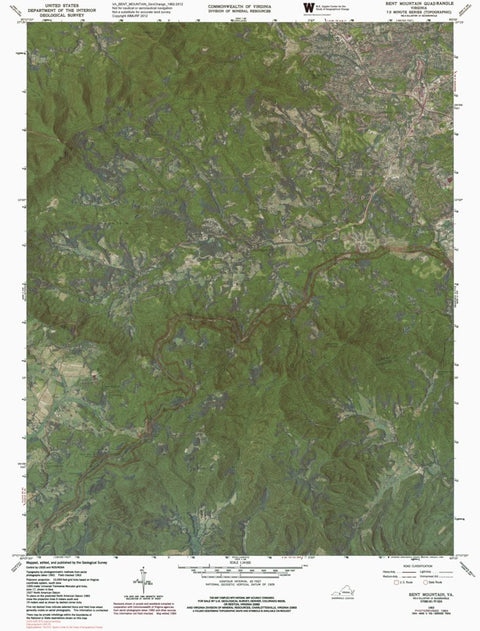 VA-BENT MOUNTAIN: GeoChange 1962-2012 Preview 1