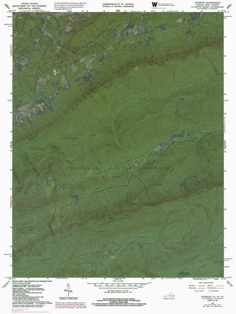 VA-WV-INTERIOR: GeoChange 1963-2012 Preview 1