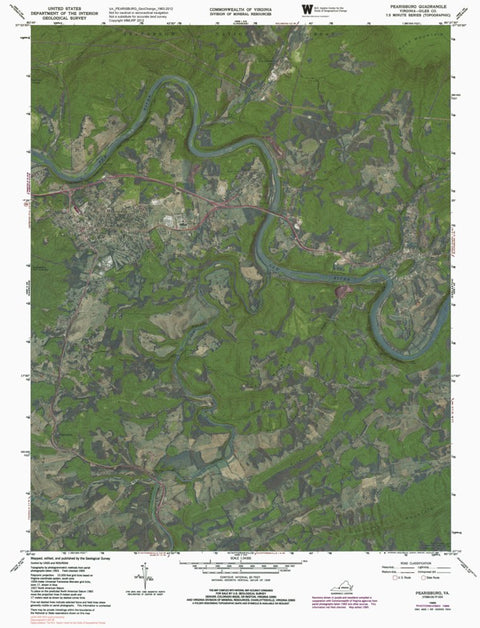 VA-PEARISBURG: GeoChange 1963-2012 Preview 1