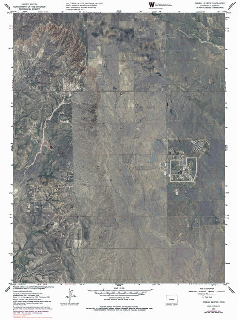CO-CORRAL BLUFFS: GeoChange 1947-2011 Preview 1