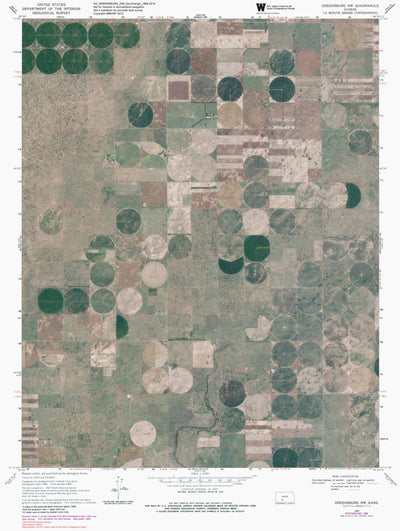 KS-GREENSBURG NW: GeoChange 1965-2014 Preview 1