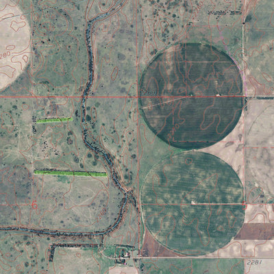 KS-GREENSBURG NW: GeoChange 1965-2014 Preview 3