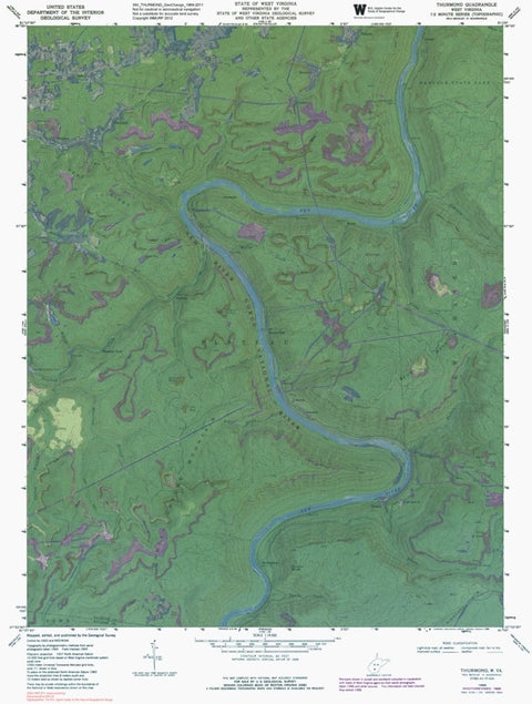 WV-THURMOND: GeoChange 1969-2011 Preview 1