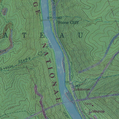 WV-THURMOND: GeoChange 1969-2011 Preview 2