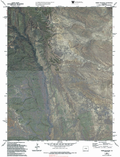 CO-TIMBER MOUNTAIN: GeoChange 1947-2011 Preview 1
