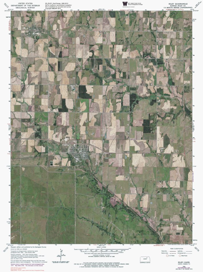 Map Riley KS-RILEY: GeoChange 1962-2012 Map by Western Michigan University ...