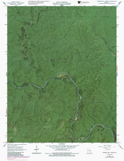 MO-POWDER MILL FERRY: GeoChange 1964-2014 Preview 1