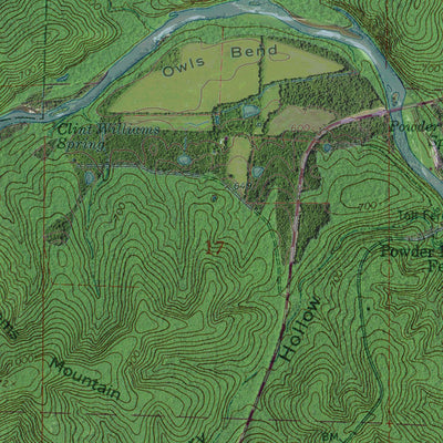 MO-POWDER MILL FERRY: GeoChange 1964-2014 Preview 2