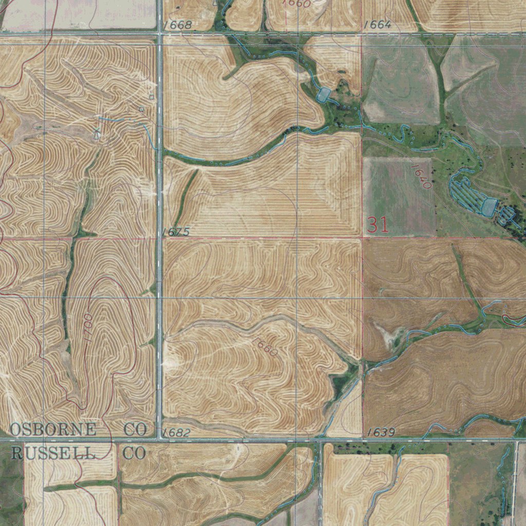 KS-MEADES RANCH: GeoChange 1974-2012 Map by Western Michigan University ...