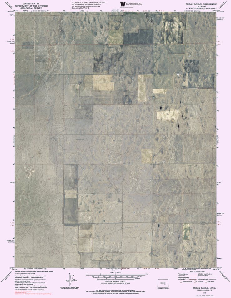 CO-EDISON SCHOOL: GeoChange 1972-2011 Map by Western Michigan ...