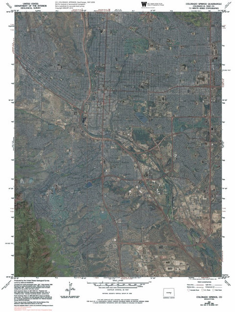CO-COLORADO SPRINGS: GeoChange 1947-2009 Preview 1