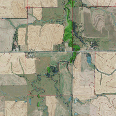 KS-CLAY CENTER SW: GeoChange 1961-2012 Preview 2