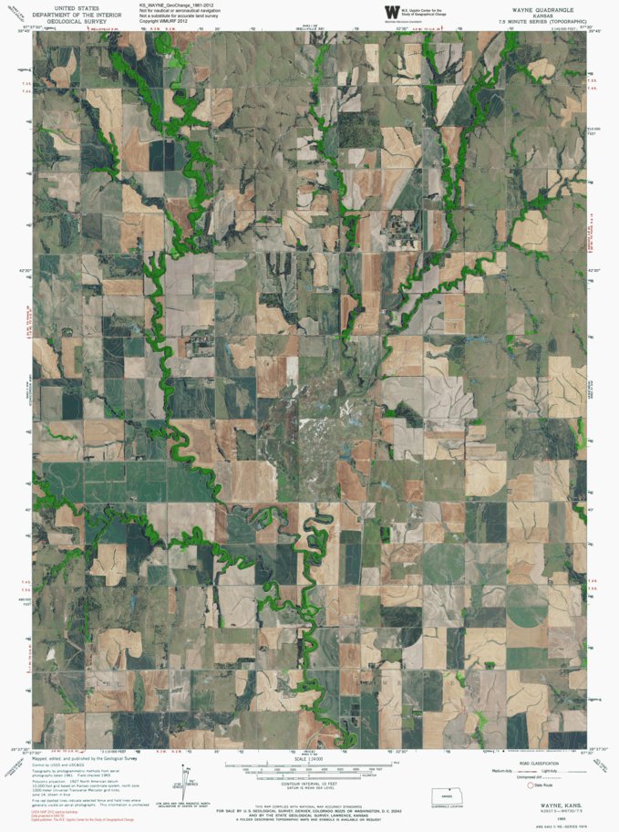 KS-WAYNE: GeoChange 1961-2012 Map by Western Michigan University ...
