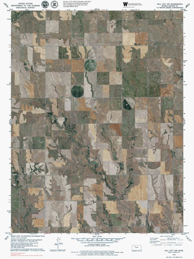 KS-HILL CITY NW: GeoChange 1974-2012 Preview 1