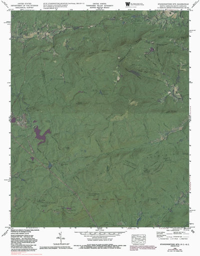 NC-SC-STANDINGSTONE MOUNTAIN: GeoChange 1962-2011-12 Preview 1