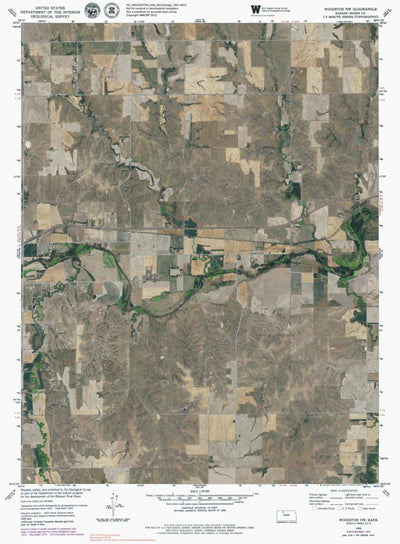 KS-WOODSTON NW: GeoChange 1951-2012 Preview 1