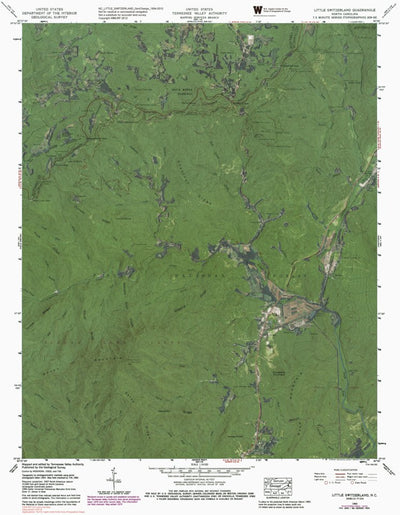 NC-LITTLE SWITZERLAND: GeoChange 1954-2012 Preview 1