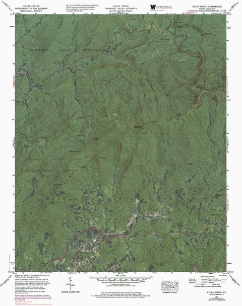 NC-SYLVA NORTH: GeoChange 1941-2012 Preview 1