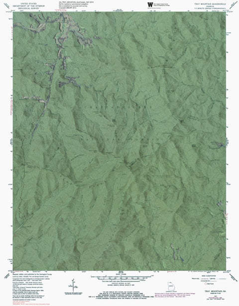 GA-TRAY MOUNTAIN: GeoChange 1947-2010 Preview 1