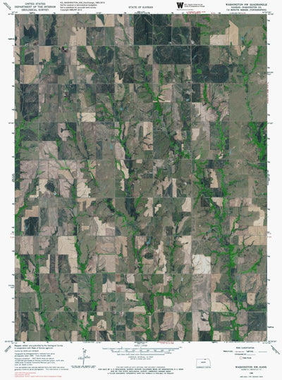 KS-WASHINGTON NW: GeoChange 1965-2012 Preview 1