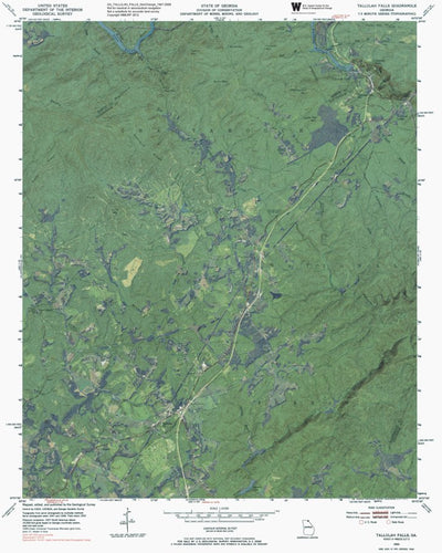 GA-TALLULAH FALLS: GeoChange 1947-2009 Preview 1