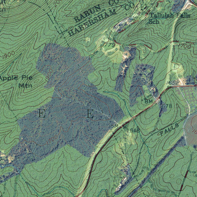 GA-TALLULAH FALLS: GeoChange 1947-2009 Preview 3
