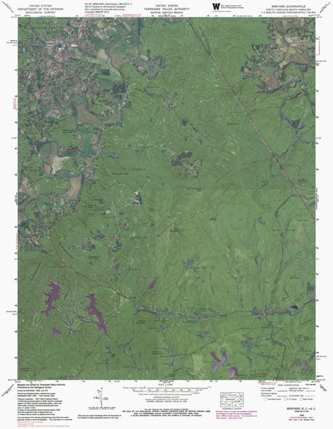 NC-SC-BREVARD: GeoChange 1962-2012-11 Preview 1