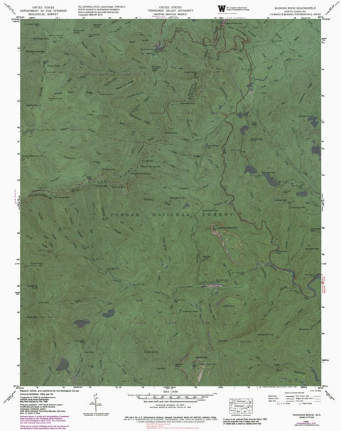 NC-SHINING ROCK: GeoChange 1946-2012 Preview 1