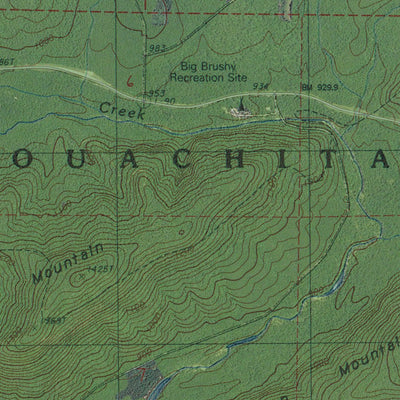 AR-BUSHY CREEK MOUNTAIN: GeoChange 1981-2013 Preview 2