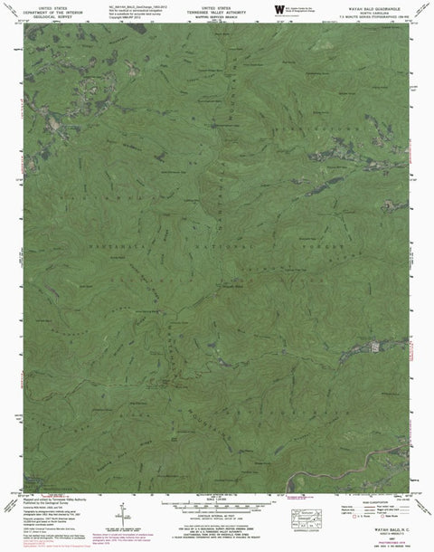 NC-WAYAH BALD: GeoChange 1953-2012 Preview 1