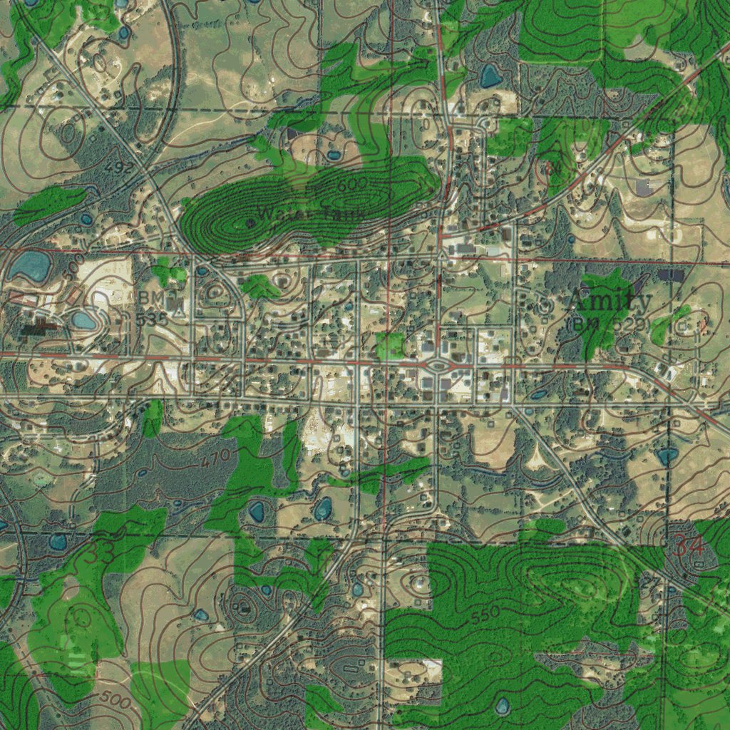 Amity Map AR-AMITY: GeoChange 1963-2013 Map by Western Michigan University ...