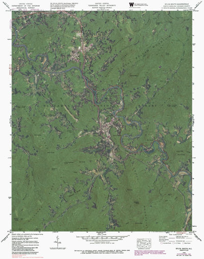 NC-SYLVA SOUTH: GeoChange 1946-2012 Preview 1