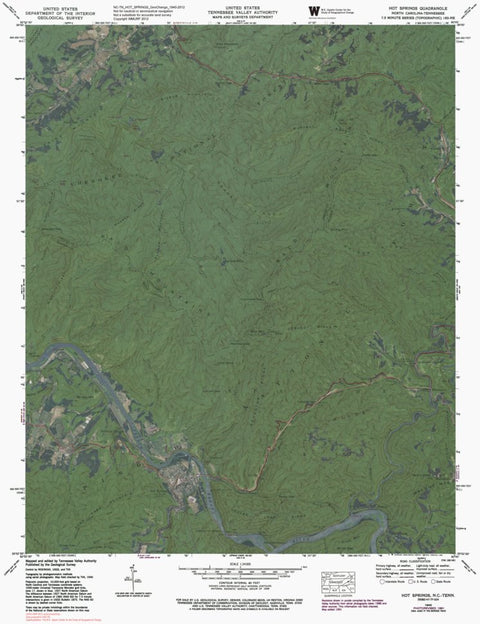 NC-TN-HOT SPRINGS: GeoChange 1940-2012 Preview 1