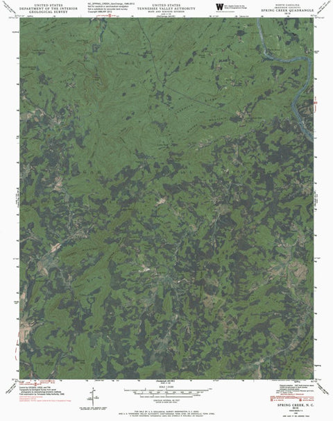 NC-SPRING CREEK: GeoChange 1946-2012 Preview 1