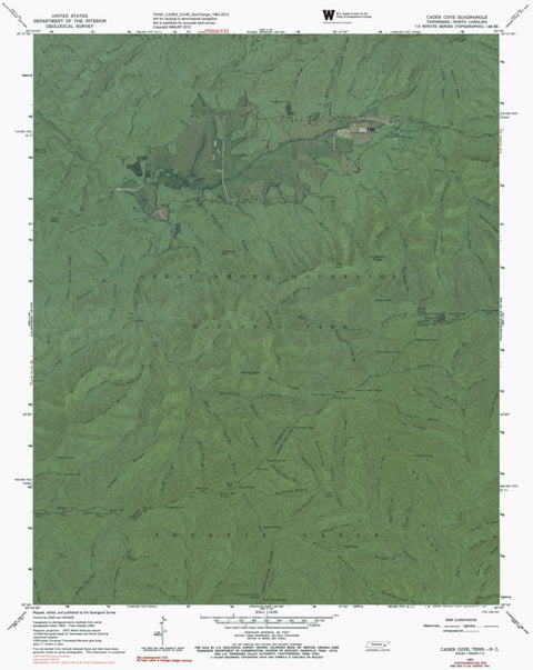 TN-NC-CADES COVE: GeoChange 1963-2012 Preview 1