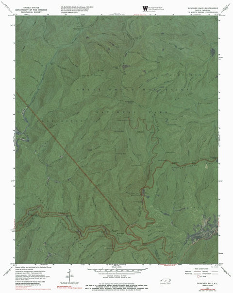 NC-BUNCHES BALD: GeoChange 1963-2012 Preview 1