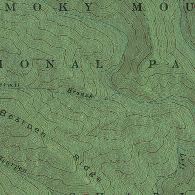 NC-TN-CLINGMANS DOME: GeoChange 1963-2012 Preview 2