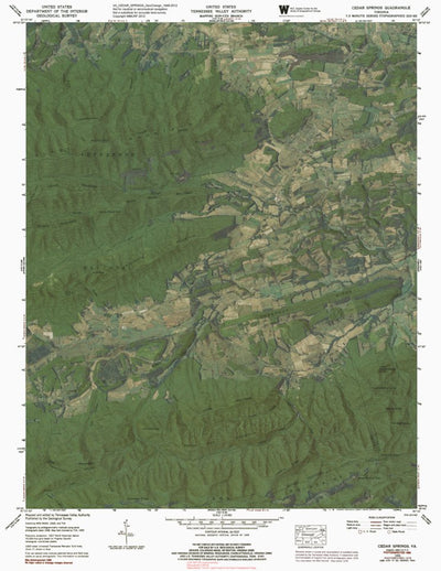 VA-CEDAR SPRINGS: GeoChange 1948-2012 Preview 1