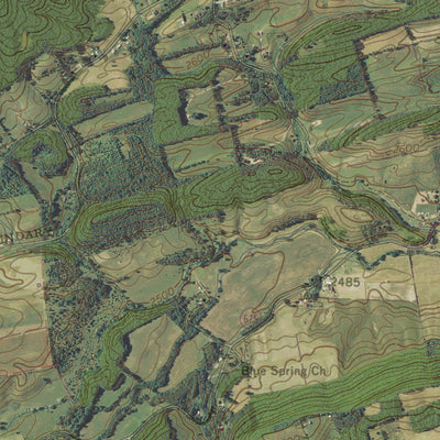 VA-CEDAR SPRINGS: GeoChange 1948-2012 Preview 2