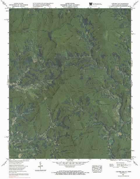 NC-TN-CARVERS GAP: GeoChange 1954-2012 Preview 1