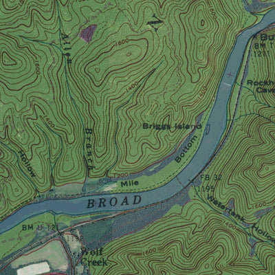 TN-NC-PAINT ROCK: GeoChange 1940-2012 Preview 2