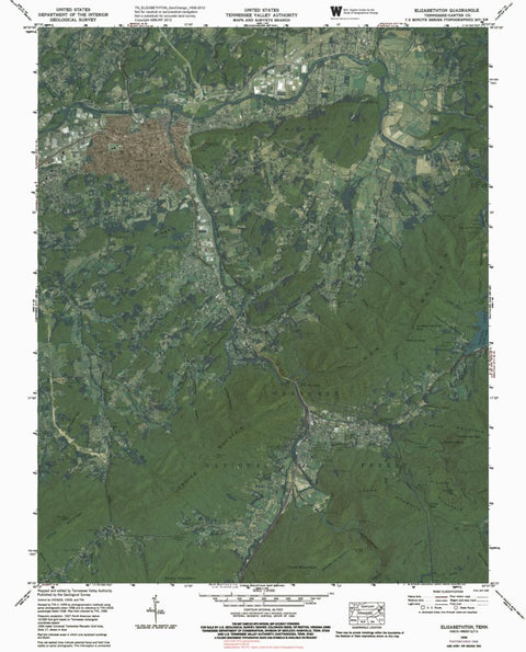 TN-ELIZABETHTON: GeoChange 1938-2012 Preview 1