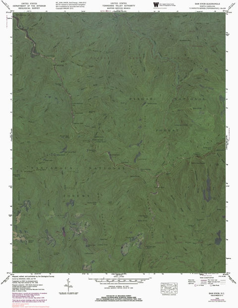 NC-SAM KNOB: GeoChange 1946-2012 Preview 1