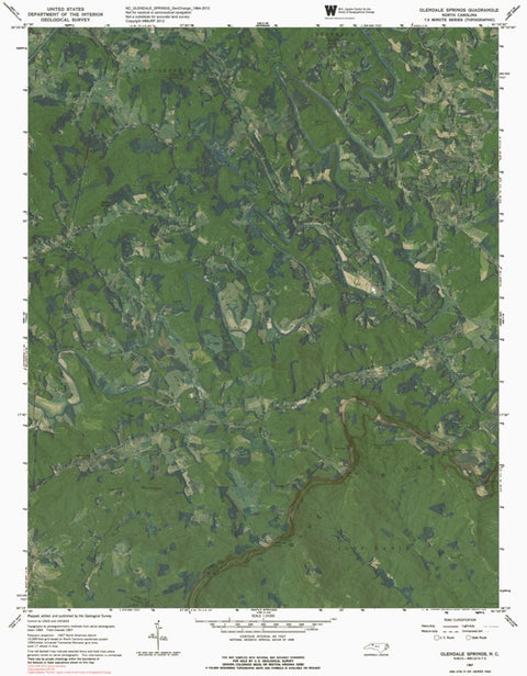 NC-GLENDALE SPRINGS: GeoChange 1964-2012 Preview 1