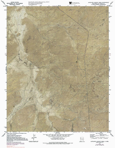 NM-ANTELOPE LOOKOUT MESA: GeoChange 1969-2011 Preview 1